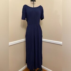 Jersey knit maxi dress